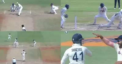 വീഡിയോ; നൂറ്റാണ്ടിന്റെ ക്യാച്ചൊന്നുമല്ല, പക്ഷേ അത് ഒരൊന്നൊന്നര ക്യാച്ചായിരുന്നു; അയ്യര്‍ യൂ ബ്യൂട്ടി, കണ്ണടച്ചുതുറക്കും മുമ്പേ എല്ലാം കഴിഞ്ഞു