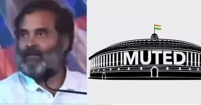 ‘ഞങ്ങള്‍ സംസാരിക്കാന്‍ തുടങ്ങിയാല്‍ അവരപ്പോള്‍ മൈക്ക് ഓഫാക്കിക്കളയും, ദാ ഇങ്ങനെ’; രാഹുലിന്റെ വീഡിയോ പങ്കുവെച്ച് കോണ്‍ഗ്രസ്