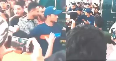 ആള്‍ക്കൂട്ടത്തില്‍ അടിതെറ്റി വീണ് ഷാക്കിബ്; പ്രതികരണം ഞെട്ടിച്ചെന്ന് ആരാധകര്‍; വീഡിയോ