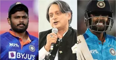 സൂര്യകുമാർ യാദവിനെ എടുത്ത് കളഞ്ഞിട്ട് സഞ്ജുവിനെ ടീമിലെടുക്കൂ; ആവശ്യവുമായി ശശി തരൂർ