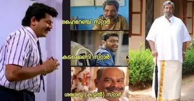 ഹൈറേഞ്ച് സ്റ്റാര്‍, അറ്റാക്ക് സ്റ്റാര്‍, മൂക്കാമണ്ട സ്റ്റാര്‍, എന്തിനേറെ കോഴി സ്റ്റാര്‍ വരെ; മലയാളത്തിലെ ടൈപ് കാസ്റ്റിങ്ങിനെ ട്രോളി സോഷ്യല്‍ മീഡിയ