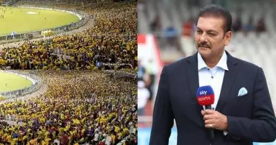 എതിരാളികളുടെ ഹോം ഗ്രൗണ്ടിലെ ഈ മഞ്ഞക്കടല്‍ ഒരാള്‍ക്കുള്ള ട്രിബ്യൂട്ടാണ്, അയാള്‍ കിഴക്കിന്റെ രാജാവാണ്: ശാസ്ത്രി