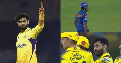 സിക്‌സറടിച്ചതിന് മറുപടി തൊട്ടടുത്ത പന്തില്‍; സച്ചിനെ സാക്ഷിയാക്കി പ്രതികാരം വീട്ടി ജഡേജ