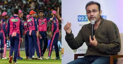 എല്ലാവരും സഞ്ജുവിനെയും ഹെറ്റിയെയും മാത്രം കണ്ടപ്പോള്‍, കാണാന്‍ മറന്നവനെ പുകഴ്ത്തി സേവാഗ്; രാജസ്ഥാന്റെ വിജയത്തിലെ ആണിക്കല്ലായവന്‍