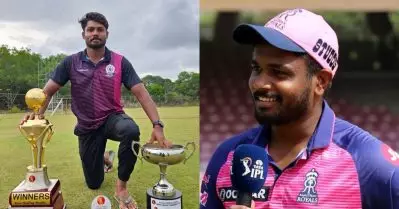 വയനാടിന് വേണ്ടി ചേട്ടന്റെ വെടിക്കെട്ട് കഴിഞ്ഞു, ഇനി രാജസ്ഥാന് വേണ്ടി അനിയന്റെ ഊഴം; ഇത് സാംസണ്‍ ബ്രദേഴ്‌സിന്റെ ദിവസമാകട്ടെ