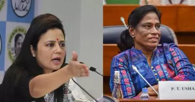 ബ്രിജ് ഭൂഷണിനെതിരായ പീഡന ആരോപണം ഇന്ത്യയില്‍ റോസാപ്പൂക്കളുടെ ഗന്ധം പടര്‍ത്തുകയാണല്ലോ അല്ലേ; പി.ടി ഉഷക്കെതിരെ മഹുവ മൊയ്ത്ര