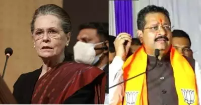 സോണിയ ഗാന്ധിയെ വിഷകന്യയെന്ന് വിളിച്ച് ബി.ജെ.പി എം.എല്‍.എ