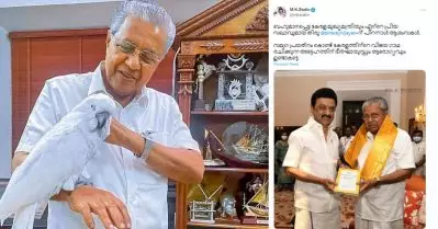 എന്റെ പ്രിയ സഖാവ്, കേരളത്തിന്റെ വിജയ ഗാഥ രചിക്കുന്ന അദ്ദേഹത്തിന് ദീര്‍ഘായുസുണ്ടാകട്ടെ; പതിവ് തെറ്റിക്കാതെ സ്റ്റാലിന്‍