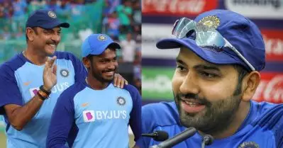 സഞ്ജുവിനെ രോഹിത്തിനൊപ്പം ചേര്‍ത്തുവെച്ച് ശാസ്ത്രി; ‘അവസാനം അങ്ങനെയല്ലെങ്കില്‍ ഏറെ നിരാശനായിരിക്കും’