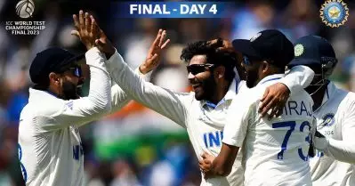 എല്ലാം കൊണ്ടും നാലിന്റെ കളിയാണല്ലോ! നാലാം ഇന്നിങ്‌സില്‍ 444 ടാര്‍ഗെറ്റ്, ഒപ്പം 44 വര്‍ഷത്തെ റെക്കോഡ് തിരുത്തി ജഡ്ഡുവും 🔥🔥