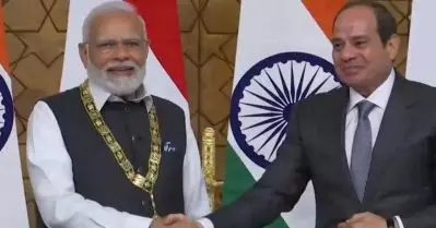 പ്രധാനമന്ത്രി നരേന്ദ്ര മോദിക്ക് ഈജിപ്തിന്റെ പരമോന്നത ബഹുമതിയായ ഓര്‍ഡര്‍ ഓഫ് ദ നൈല്‍