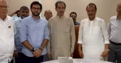 പിളര്‍പ്പിന് ശേഷം ആദ്യമായി ഉദ്ധവ് താക്കറെയുമായി കൂടിക്കാഴ്ച നടത്തി അജിത് പവാര്‍