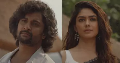 അച്ഛനും മകള്‍ക്കുമിടയിലേക്ക് മൃണാള്‍; നാനി ചിത്രത്തിന്റെ ടൈറ്റില്‍ ലുക്കും ഗ്ലിംമ്പ്‌സും പുറത്ത്