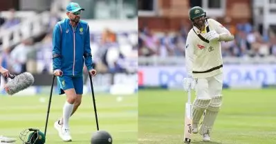 രണ്ട് ദിവസം ക്രച്ചസില്‍ ഊന്നി നടന്നവന്‍ ടീമിന് വേണ്ടപ്പോള്‍ ക്രീസിലേക്ക്; ചത്താലും തോല്‍ക്കില്ലെന്ന ആറ്റിറ്റ്യൂഡിന് കയ്യടിച്ച് എതിരാളികളും