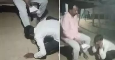 ഉത്തര്‍ പ്രദേശില്‍ ദളിത് യുവാവിനെ കൊണ്ട് കാല് നക്കിച്ചു; ലൈന്‍മാന്‍ അറസ്റ്റില്‍