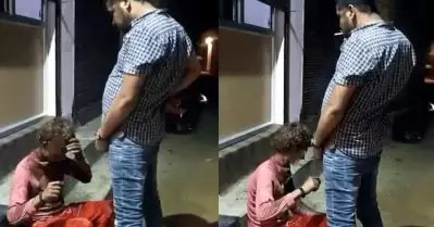 മധ്യപ്രദേശില്‍ ബി.ജെ.പി നേതാവ് ആദിവാസി യുവാവിന്റെ മുഖത്ത് മൂത്രം ഒഴിച്ചു; വീഡിയോ
