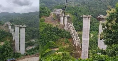 മിസോറാമില്‍ നിര്‍മാണത്തിലിരുന്ന റെയില്‍വെ പാലം തകര്‍ന്നു; 17 തൊഴിലാളികള്‍ മരിച്ചു