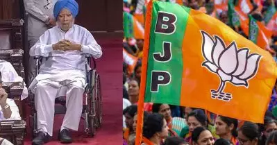 മന്‍മോഹന്‍ സിങ്ങിനെ രാജ്യസഭയിലെത്തിച്ചത് കോണ്‍ഗ്രസിന്റെ ഭ്രാന്ത്: ബി.ജെ.പി