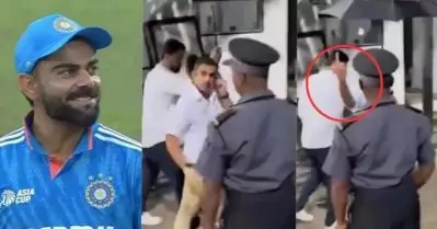 ഇത്രക്കും ചീപ്പാണോ ഗംഭീര്‍! കോഹ്ലിക്ക് വേണ്ടി ആര്‍പ്പുവിളിച്ച ആരാധകര്‍ക്ക് നേരെ അസഭ്യ ആംഗ്യം; വീഡിയോ