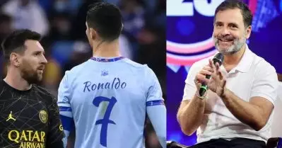 ‘റോണോയോട് ഇഷ്ടം, പക്ഷേ മെസിയാണ്…….’; ഗോട്ട് ഡിബേറ്റില്‍ രാഹുല്‍ ഗാന്ധി