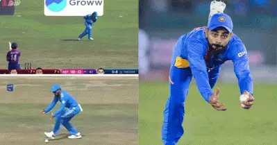 ക്യാച്ച് വിട്ട് നാണംകെട്ട വിരാടിന് അതേ മത്സരത്തില്‍ ക്യാച്ചിങ്ങില്‍ ഇരട്ട റെക്കോഡ്… ചിരിച്ചും കരഞ്ഞും കിങ് കോഹ്‌ലി