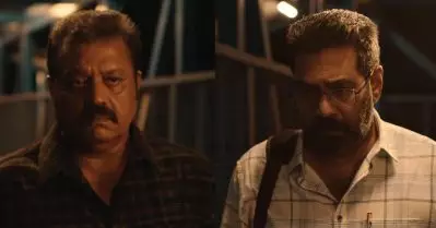 ‘നീ ഗിമ്മിക്സ് കാട്ടി തുടങ്ങിയല്ലേ’; ബിജു മേനോനും സുരേഷ് ഗോപിയും നേർക്കുനേർ; ഗരുഡൻ ട്രെയ്‌ലർ