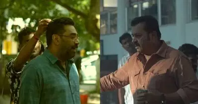 പറയാമോ നീ, എന്നാണ് സംഗമം; പാട്ട് പാടി ബിജു മേനോന്‍; ‘ഗരുഡന്‍’ ലൊക്കേഷന്‍ വീഡിയോ