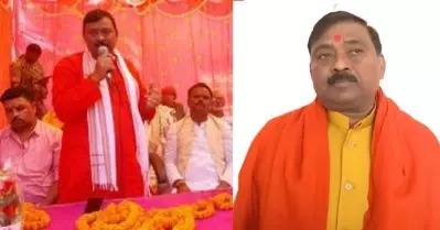 താടിയും തൊപ്പിയുമുള്ള ബീഫ് കഴിക്കുന്നവരെ ക്ഷേത്രപരിസരത്ത് കണ്ടാല്‍ തല്ലുമെന്ന് ബി.ജെ.പി എം.എല്‍.എ
