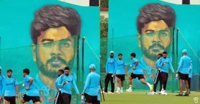 അവഗണിച്ച ഇന്ത്യന്‍ ടീമിന് മുമ്പില്‍ തലയുയര്‍ത്തി സഞ്ജു; വൈറലായി ചിത്രം