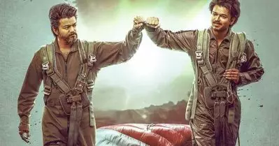 ഡബിൾ റോളോ, ടൈം ട്രാവലറോ; വിജയ്- വെങ്കട് പ്രഭു ചിത്രത്തിന്റെ ടൈറ്റിൽ പോസ്റ്റർ പുറത്ത്