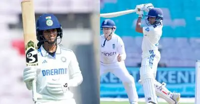 അത്യപൂര്‍വ അരങ്ങേറ്റത്തില്‍ തിളങ്ങി ശുഭ; തകര്‍ത്തടിച്ച് ദീപ്തിയും ജെമീമയും; കൂറ്റന്‍ സ്‌കോറുമായി ഇന്ത്യ