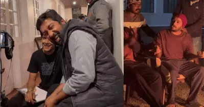 ‘വര്‍ഷങ്ങള്‍ക്ക് ശേഷം’ ഷോട്ട് കണ്ട് പൊട്ടിച്ചിരിച്ച് വിനീത്, പാട്ട് പാടി ബേസില്‍; വീഡിയോ