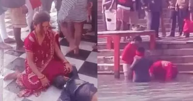 അർബുധം ഭേദമാക്കാൻ അഞ്ച് വയസുകാരനെ മാതാപിതാക്കൾ ഗംഗയിൽ മുക്കി; കുട്ടി മരിച്ചു