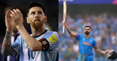 മെസിയെ വെട്ടിയ വിരാട് മാജിക്, മെസിയെക്കാള്‍ അഞ്ച് ലക്ഷത്തിലധികം വോട്ട്; പുരസ്‌കാര നിറവില്‍ ഇന്ത്യന്‍ ഇതിഹാസം