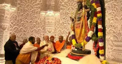 രാമക്ഷേത്ര പ്രതിഷ്ഠാ ചടങ്ങിൽ പശ്ചാത്തല സംഗീതം ഗാന്ധിയുടെ ‘രഘുപതി രാഘവ രാജാ രാം’