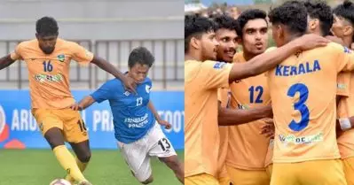 സന്തോഷ് ട്രോഫിയില്‍ കേരളം മുന്നോട്ട്; ക്വാര്‍ട്ടര്‍ ഫൈനല്‍ ഉറപ്പിച്ചു