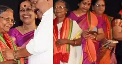 സത്യഭാമ ബി.ജെ.പി അംഗത്വം സ്വീകരിക്കുന്ന പോസ്റ്റുമുക്കി ബി.ജെ.പി; കുത്തിപ്പൊക്കി സോഷ്യല്‍മീഡിയ