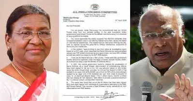 സൈനിക് സ്‌കൂളുകള്‍ സംഘപരിവാറിന്; ധാരണാപത്രം റദ്ദാക്കണമെന്നാവശ്യപ്പെട്ട് രാഷ്ട്രപതിയെ സമീപിച്ച് കോണ്‍ഗ്രസ്