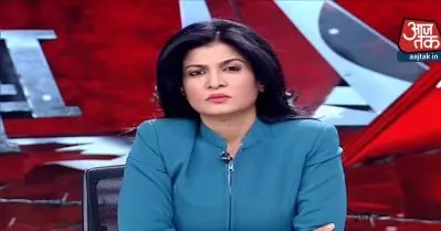 ‘ഗോഡി മീഡിയ ഗോ ബാക്ക്’; ആജ് തക് അവതാരികയുടെ ഷോ ലോഞ്ച് തടസപ്പെടുത്തി ജനക്കൂട്ടം