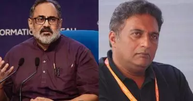 രാജീവ് ചന്ദ്രശേഖർ നുണയനാണ്, കേരളം പ്രളയത്തെ നേരിട്ടപ്പോൾ അദ്ദേഹം എവിടെയായിരുന്നു: പ്രകാശ് രാജ്