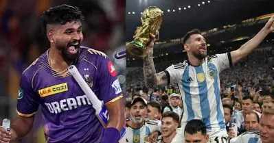 കപ്പ് കിട്ടിയാൽ അയ്യരും മെസിയും ഒരേപോലെയാ, കൊൽക്കത്തയിലും അർജന്റീനൻ തരംഗം; വീഡിയോ