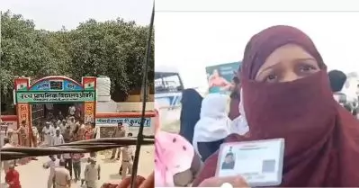 ഉത്തർപ്രദേശിൽ മുസ്‌ലിം വോട്ടര്‍മാരെ വോട്ട് ചെയ്യിക്കാതെ തല്ലിയോടിച്ച് പൊലീസ്