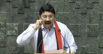 ‘വേണ്ടാം നീറ്റ്, ബാന്‍ നീറ്റ്’; സത്യപ്രതിജ്ഞക്കിടെ മുദ്രാവാക്യവുമായി ഡി.എം.കെ എം.പി ദയാനിധി മാരന്‍