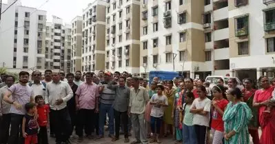 ഗുജറാത്തില്‍ മുഖ്യമന്ത്രിയുടെ ഭവന പദ്ധതിയിൽ മുസ്‌ലിം സ്ത്രീക്ക് ഫ്ലാറ്റ്; പ്രതിഷേധവുമായി അയൽവാസികൾ