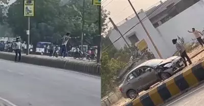 പട്ടാപകല്‍ ഉത്തര്‍പ്രദേശില്‍ ഗുണ്ടാസംഘങ്ങള്‍ തമ്മില്‍ വെടിവെപ്പ്; ഇത് യോഗിയുടെ ക്രമാസമാധാനമെന്ന് വിമർശനം