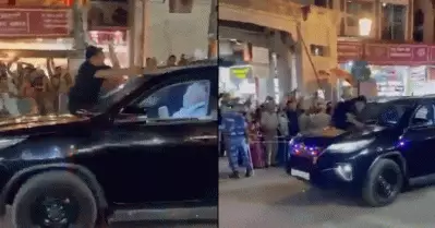 വാരണാസിയില്‍ മോദിയുടെ വാഹനത്തിന് നേരെ ചെരുപ്പേറ്; ഗോഡി മീഡിയക്ക് വിമര്‍ശനം; വീഡിയോ
