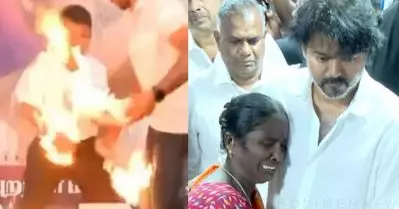 വിജയ്‌യുടെ പിറന്നാൾ ആഘോഷത്തിനിടെ തീ കൊണ്ട് സാഹസം; വിദ്യാർത്ഥിയുടെ കൈക്ക് ഗുരുതരമായ പൊള്ളൽ