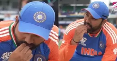വെറുതെയല്ല രോഹിത് പിച്ചിലെ ഗ്രാസ് കഴിച്ചത്; ഇപ്പോള്‍ കാരണവും വെളിപ്പെടുത്തി!