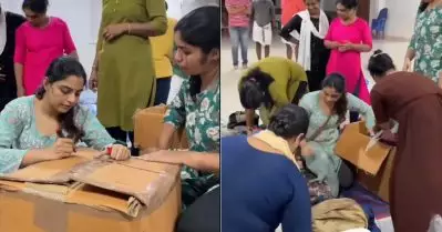 രാത്രി വൈകിയും വയനാടിനായി കളക്ഷന്‍ സെന്ററില്‍ നിഖില വിമല്‍; പിന്തുണയുമായി സിനിമാ മേഖലയും