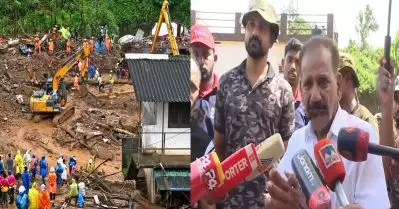 ദുരന്ത മുഖത്ത് മാധ്യമങ്ങൾക്ക് മുമ്പിൽ വിങ്ങിപ്പൊട്ടി മന്ത്രി എ. കെ. ശശീന്ദ്രൻ